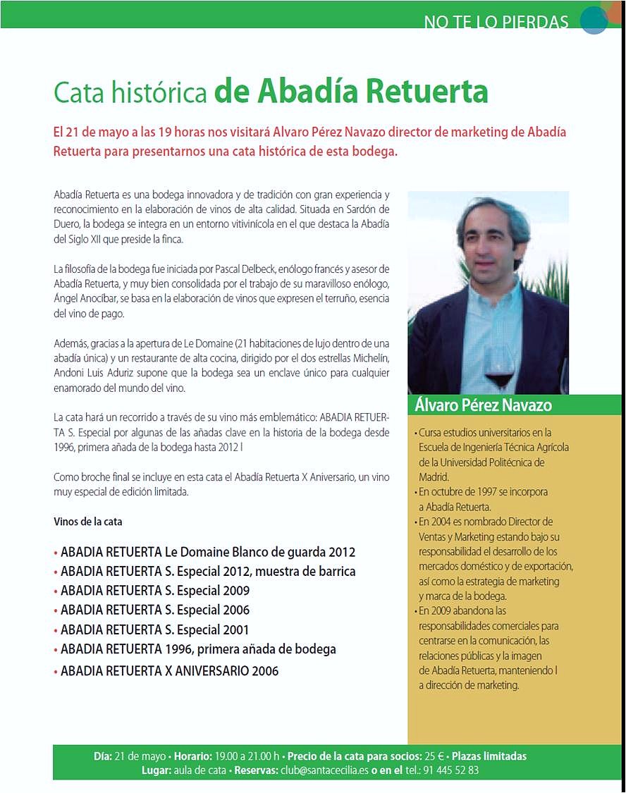Bodegas_Santa_Cecilia_mayo_2013_cata_histórica_abadía_retuerta